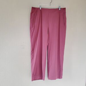 Athleta Womens Brooklyn Ankle Pink Pants Womens Size 20 Travel Hiking Athletic